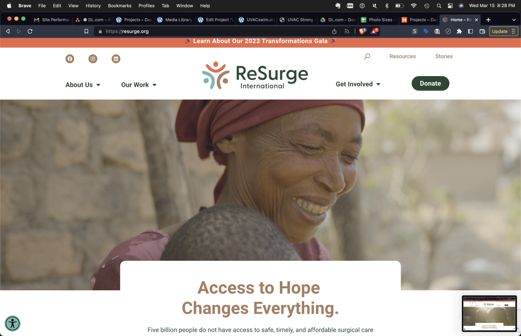 Resurge International home page